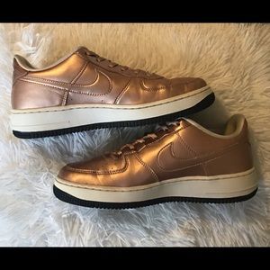 Rose Gold Air Force 1s